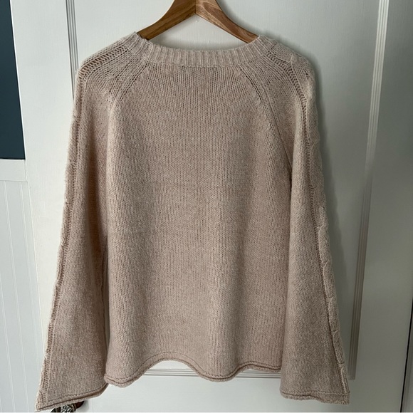 Women’s Hyfve Chunky Crewneck Sweater with Bell Sleeves - Picture 5 of 7